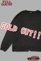 [2025年限定]「FULLCOUNT」Fading Raglan Sleeve Sweatshirt フルカウント フェーディング ラグランスリーブ スウェット ダメージ加工 3769 [ブラック]