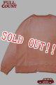 [2025年限定]「FULLCOUNT」Fading Raglan Sleeve Sweatshirt フルカウント フェーディング ラグランスリーブ スウェット ダメージ加工 3769 [ピンク]