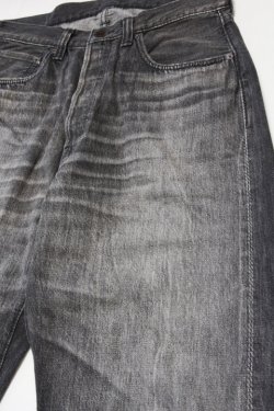 画像3: 「FULLCOUNT」WIDE BLACK DENIM DARTFORD Lot ＃0105BKSSHW 11.5oz フルカウント ワイド ブラックデニム スーパースムース ヴィンテージ加工 [フェードブラック]