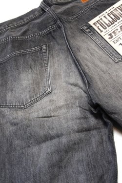 画像7: 「FULLCOUNT」WIDE BLACK DENIM DARTFORD Lot ＃0105BKSSHW 11.5oz フルカウント ワイド ブラックデニム スーパースムース ヴィンテージ加工 [フェードブラック]