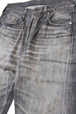 画像3: 「FULLCOUNT」STRAIGHT BLACK DENIM DARTFORD Lot ＃1101BKSSHW 11.5oz フルカウント ストレートデニム スーパースムース ヴィンテージ加工 [フェードブラック]