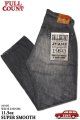 「FULLCOUNT」WIDE BLACK DENIM DARTFORD Lot ＃0105BKSSHW 11.5oz フルカウント ワイド ブラックデニム スーパースムース ヴィンテージ加工 [フェードブラック]