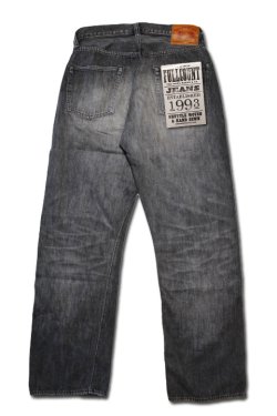 画像6: 「FULLCOUNT」WIDE BLACK DENIM DARTFORD Lot ＃0105BKSSHW 11.5oz フルカウント ワイド ブラックデニム スーパースムース ヴィンテージ加工 [フェードブラック]