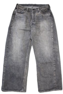 画像2: 「FULLCOUNT」Duke 3 Black Denim Super Wide Lot ＃1137BKHW 13.7oz フルカウント デューク 3 ブラックデニム スーパーワイド ヴィンテージ加工 [フェードブラック]