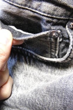 画像6: 「FULLCOUNT」Duke 3 Black Denim Super Wide Lot ＃1137BKHW 13.7oz フルカウント デューク 3 ブラックデニム スーパーワイド ヴィンテージ加工 [フェードブラック]