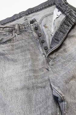 画像4: 「FULLCOUNT」Duke 3 Black Denim Super Wide Lot ＃1137BKHW 13.7oz フルカウント デューク 3 ブラックデニム スーパーワイド ヴィンテージ加工 [フェードブラック]