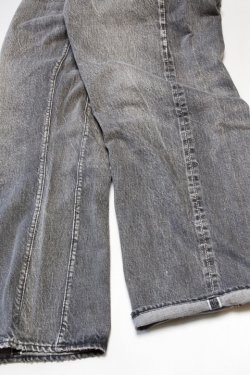 画像7: 「FULLCOUNT」Duke 3 Black Denim Super Wide Lot ＃1137BKHW 13.7oz フルカウント デューク 3 ブラックデニム スーパーワイド ヴィンテージ加工 [フェードブラック]