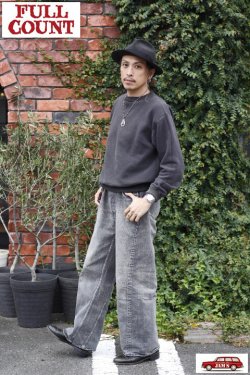 画像10: 「FULLCOUNT」Duke 3 Black Denim Super Wide Lot ＃1137BKHW 13.7oz フルカウント デューク 3 ブラックデニム スーパーワイド ヴィンテージ加工 [フェードブラック]