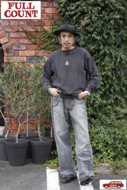 画像12: 「FULLCOUNT」Duke 3 Black Denim Super Wide Lot ＃1137BKHW 13.7oz フルカウント デューク 3 ブラックデニム スーパーワイド ヴィンテージ加工 [フェードブラック]