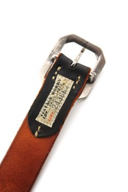 画像4: [近日発売予定]「Vintage Works」ヴィンテージワークス ナロー レザーベルト コンチョ 細ベルト DH5726 CH-3 [茶芯]