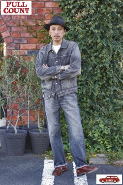 画像12: 「FULLCOUNT」STRAIGHT BLACK DENIM DARTFORD Lot ＃1101BKSSHW 11.5oz フルカウント ストレートデニム スーパースムース ヴィンテージ加工 [フェードブラック]