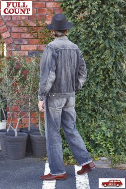 画像11: 「FULLCOUNT」STRAIGHT BLACK DENIM DARTFORD Lot ＃1101BKSSHW 11.5oz フルカウント ストレートデニム スーパースムース ヴィンテージ加工 [フェードブラック]