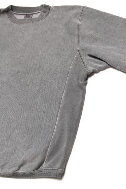 画像3: 「Sugar & Co.」Reverse Sweat "Hand Die" シュガーアンドカンパニー リバーススウェット 手染め [フェードブラック]