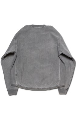 画像5: 「Sugar & Co.」Reverse Sweat "Hand Die" シュガーアンドカンパニー リバーススウェット 手染め [フェードブラック]