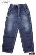 「Sugar & Co.」Daddys Painter "Worlers Wash" シュガーアンドカンパニー ダディーズペインターパンツ ヴィンテージ加工 SGR-WP01U [フェードインディゴ]