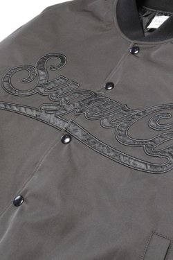 画像2: 「Sugar & Co.」Sugar varsity jacket シュガーアンドカンパニー シュガーバーシティージャケット SGR-JK24 [ダークブラウン]