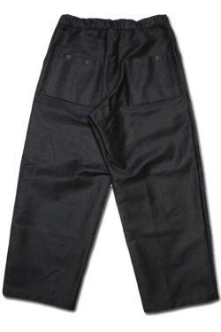画像4: 「Jackman」OM Baggy Trousers ジャックマン 裏毛モールスキン バギートラウザーズ JM4586「ブラック」