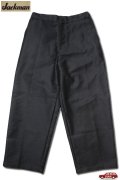 「Jackman」OM Baggy Trousers ジャックマン 裏毛モールスキン バギートラウザーズ JM4586「ブラック」