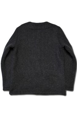 画像6: 「Jackman」Wool Collarless Jacket ジャックマン ウール カラーレス ジャケット JM8587 [ヘザーブラック]