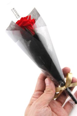 画像6: 「KOTORI」×「JAMS」クリスマスローズ フラワーキャンドルセット プリザーブドフラワー 枯れない薔薇 [レッド]