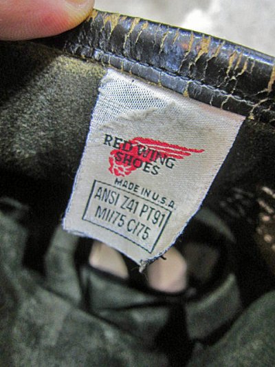 画像2: RED WING　2268　エンジニアブーツ PT91 刺繍タグ ソールカスタム　　Size 9 1/2 D
