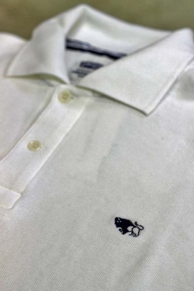 画像3: 「Pherrow's」13S-PPS1 フェローズ 鹿の子半袖ポロシャツ [ホワイト]