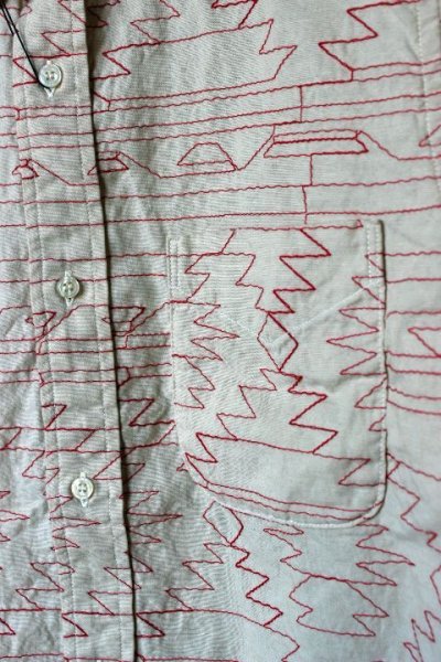 画像3: 「JELADO」 Native Stitch Chambray B.D.Shirts　ジェラード　ネイティブステッチ シャンブレーボタンダウンシャツ [クリーム]