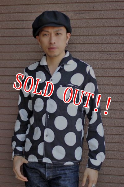 JELADO」 50s STYLE DOT L/S BOX SHIRTS ドット柄 ロング