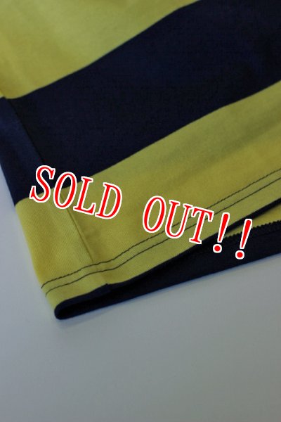 画像4: 「JELADO」 Jackass　Club Tee　ジェラード　ジャッカス クラブ ボーダーVネックTee JAGT-009 [イエロー×ネイビー] (4)