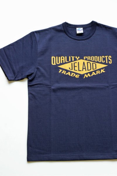 画像1: 「JELADO」 Jelado official Tee  ジェラード　オフィシャルプリント ロゴ 半袖Tシャツ [オフホワイト・オールドネイビー・ブラック]