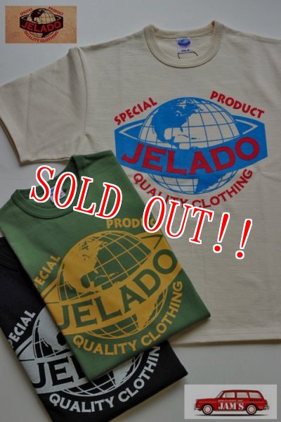 画像1: 「JELADO」 Jelado official Tee II  ジェラード　オフィシャルプリント ロゴ2型 半袖Tシャツ [バニラ・グラスグリーン・ブラック] (1)
