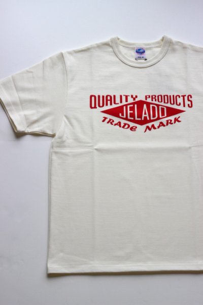 画像2: 「JELADO」 Jelado official Tee  ジェラード　オフィシャルプリント ロゴ 半袖Tシャツ [オフホワイト・オールドネイビー・ブラック]