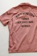 画像2: 「Pherrows」 フェローズ 半袖刺繍ボーリングシャツ　14S-PBS1  [ピンク] (2)
