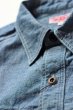 画像4: 「JELADO」 SHORT SLEEVE CHAMBRAY SHIRTS ジェラード 半袖シャンブレーワークシャツ [インディゴ] (4)