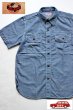 画像1: 「JELADO」 SHORT SLEEVE CHAMBRAY SHIRTS ジェラード 半袖シャンブレーワークシャツ [インディゴ] (1)