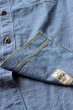 画像7: 「JELADO」 SHORT SLEEVE CHAMBRAY SHIRTS ジェラード 半袖シャンブレーワークシャツ [インディゴ] (7)