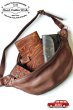 画像7: 「Re.Act」×「vasco」10th Leather Waist Bag リ・アクト × バスコ 10周年コラボ ウエストバッグ [チョコ] (7)