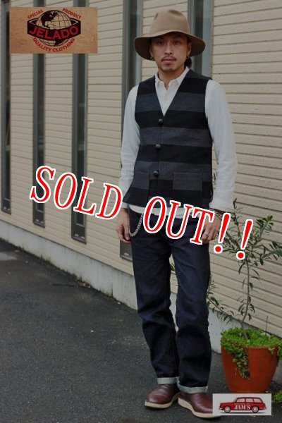 画像8: [70%off]「JELADO」Riding Vest ジェラード　ライディングベスト チマヨ CB02501 [ソルト＆ペッパー] (8)