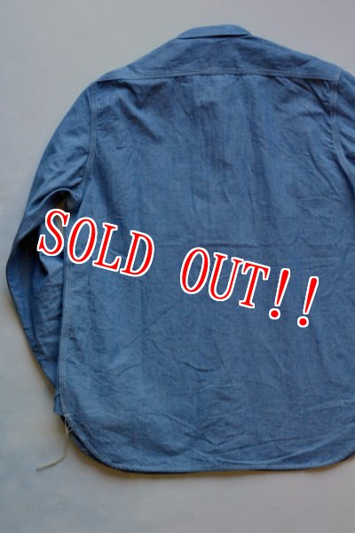 画像2: 「JELADO」 ジェラード シャンブレー ワークシャツ JP04101　[インディゴ] (2)