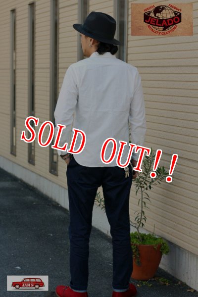 画像12: 「JELADO」 ジェラード シャンブレー ワークシャツ JP04101　[バニラ] (12)