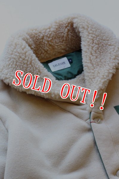 画像4: 「CAL O LINE」 SHAWL COLLAR PILE JACKET ショールカラー パイルフリースジャケット CL15F056 [ベージュ　] (4)