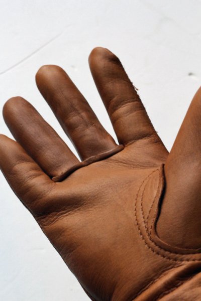 画像2: 「Napa Glove」 Deer Skin Glove ナパグローブ　ディアスキン 鹿革 [ブラウン]