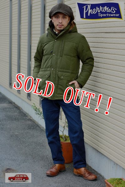 画像10: 「Pherrows」 フェローズ ダウンジャケット 15W-E.P.D. [オリーブ] (10)