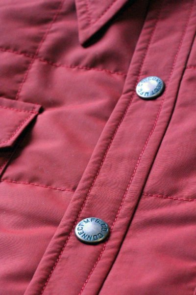 画像3: 「Pherrows」 フェローズ キルティング シャツジャケット 綿シャツ 15W-PQDJ1 [バーガンディ]