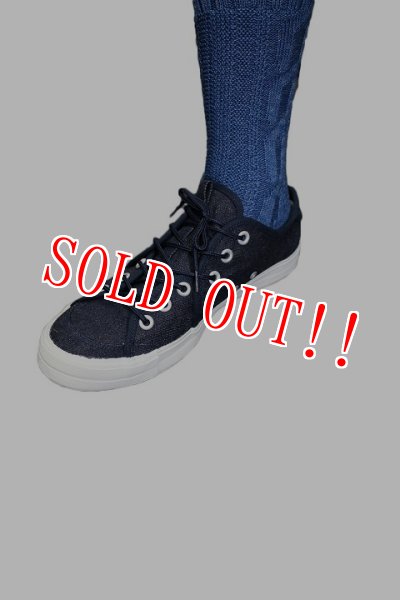 画像6: 「JELADO」 トレック ケーブル編み ソックス AB03602 [インディゴ・フェイドインディゴ] (6)