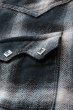 画像4: 「JELADO」 Western Shirts ジェラード オンブレチェック コットンウエスタンシャツ JPSH-1502 [スモークブラック] (4)