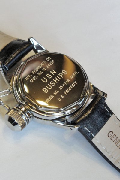 画像2: 「Pherrows」 フェローズ 25周年限定モデル USN BUSHIP ビューシップ ミリタリーウォッチ 腕時計 USN-BUSHIP-WATCH [ブラック]