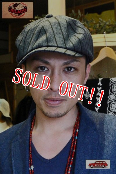 画像6: 「JELADO」 Pressman Cap ジェラード　プレスマン キャップ キャスケット AG11714 [ブラックストライプ] (6)