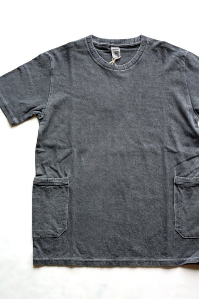 画像1: 「Jackman」　Pigment T-Shirts  ジャックマン ピグメント ポケットTシャツ  JM5782　「アスファルト・アイスシルバー」