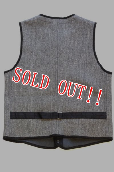 画像2: 「Browns BEACH」  EARLY VEST  ブラウンズビーチ アーリーベスト フルカウント社製  BBJ7-001  [グレー] (2)